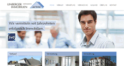 Desktop Screenshot of linberger-immobilien.de