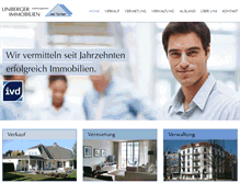 Tablet Screenshot of linberger-immobilien.de